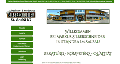 Desktop Screenshot of mode-silberschneider.at
